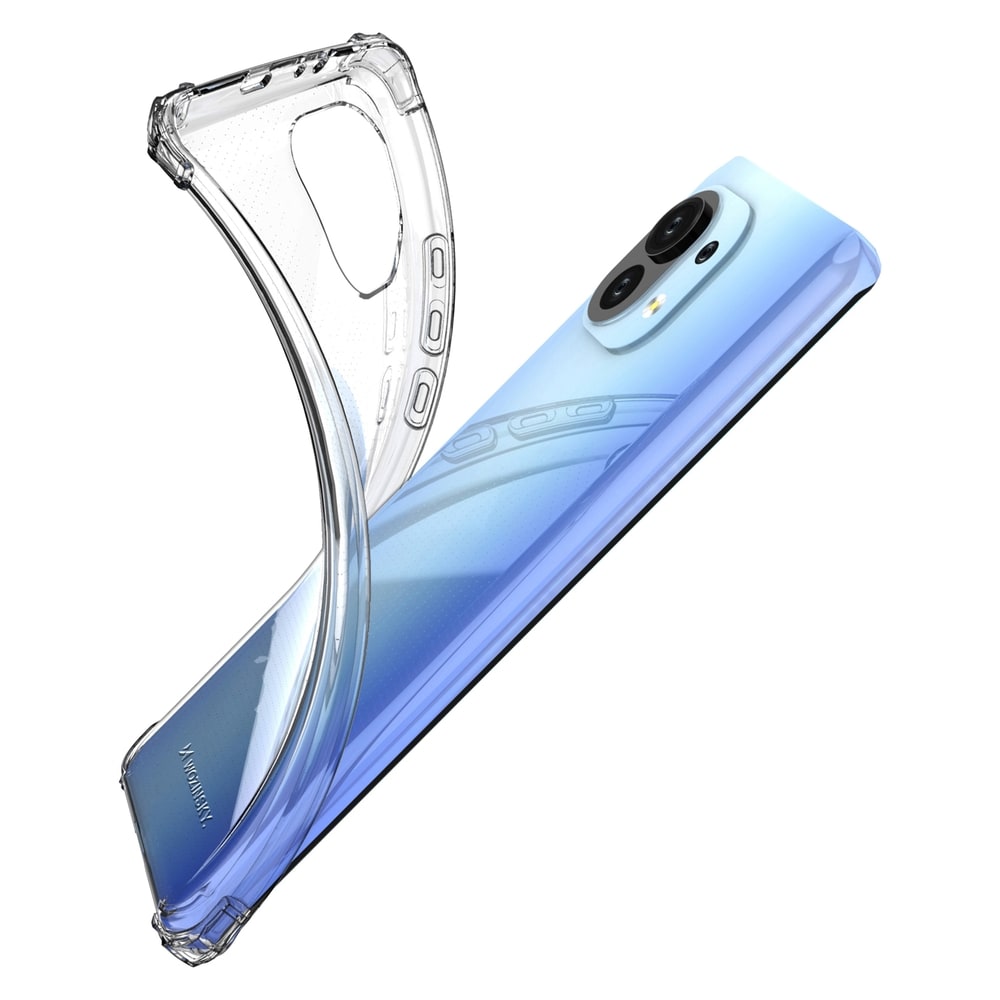 Wozinsky Holdbart antichok-etui med beskyttelse i militær kvalitet til Xiaomi Mi 11 transparent