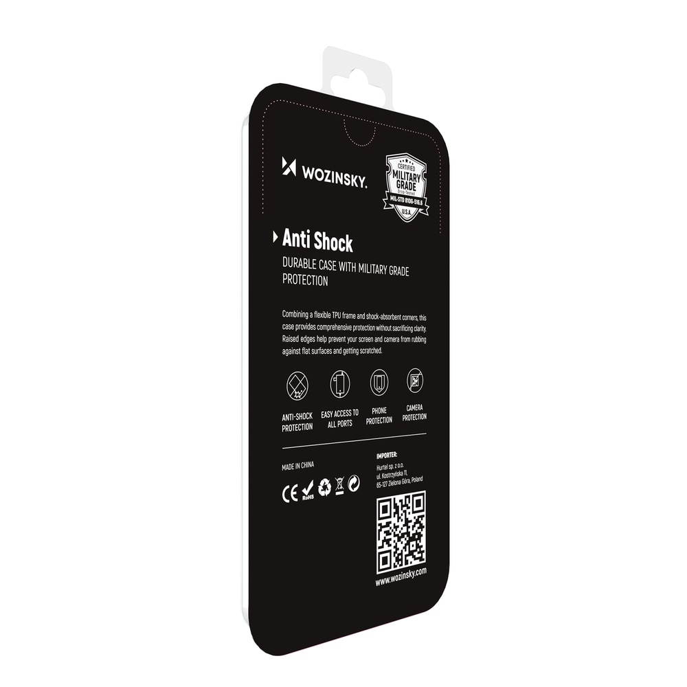 Wozinsky Holdbart antichok-etui med beskyttelse i militær kvalitet til Xiaomi Mi 11 transparent