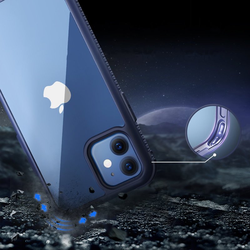 Joyroom Frigate Series holdbart hårdt etui til iPhone 12 Pro Max grøn (JR-BP772)