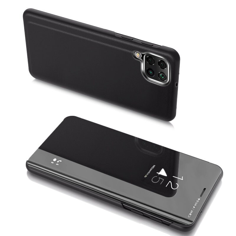 Clear View Case cover til Samsung Galaxy A22 4G sort
