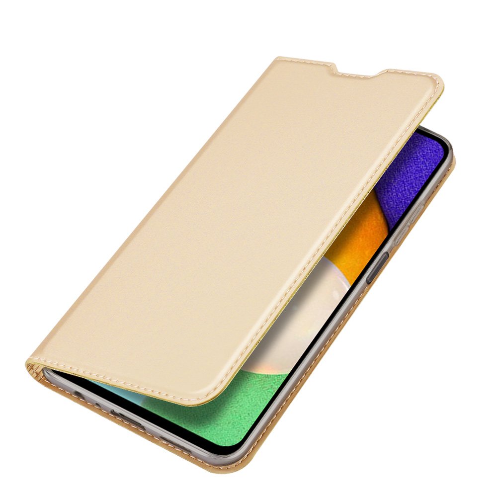 Dux Ducis Skin Pro Bookcase-etui til Samsung Galaxy A03s gylden