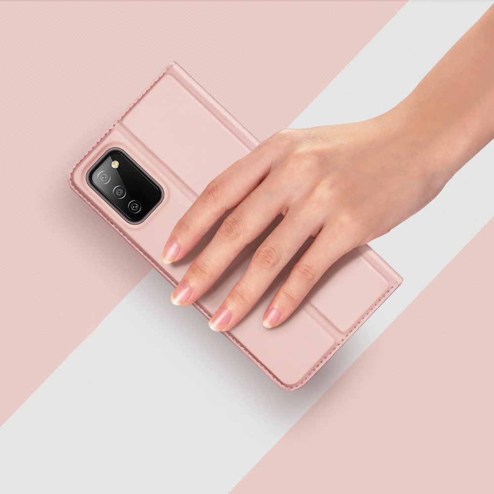 Dux Ducis Skin Pro Bookcase-etui til Samsung Galaxy A03s pink