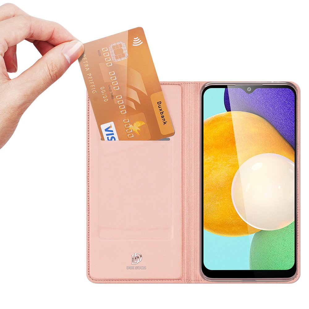 Dux Ducis Skin Pro Bookcase-etui til Samsung Galaxy A03s pink