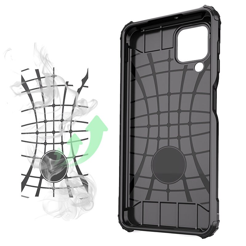 Hybrid Armor Fodral Tufft och robust skydd för Samsung Galaxy A22 4G blå