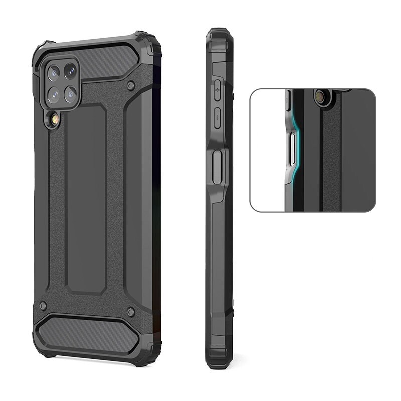 Hybrid Armor Fodral Tufft och robust skydd för Samsung Galaxy A22 4G blå