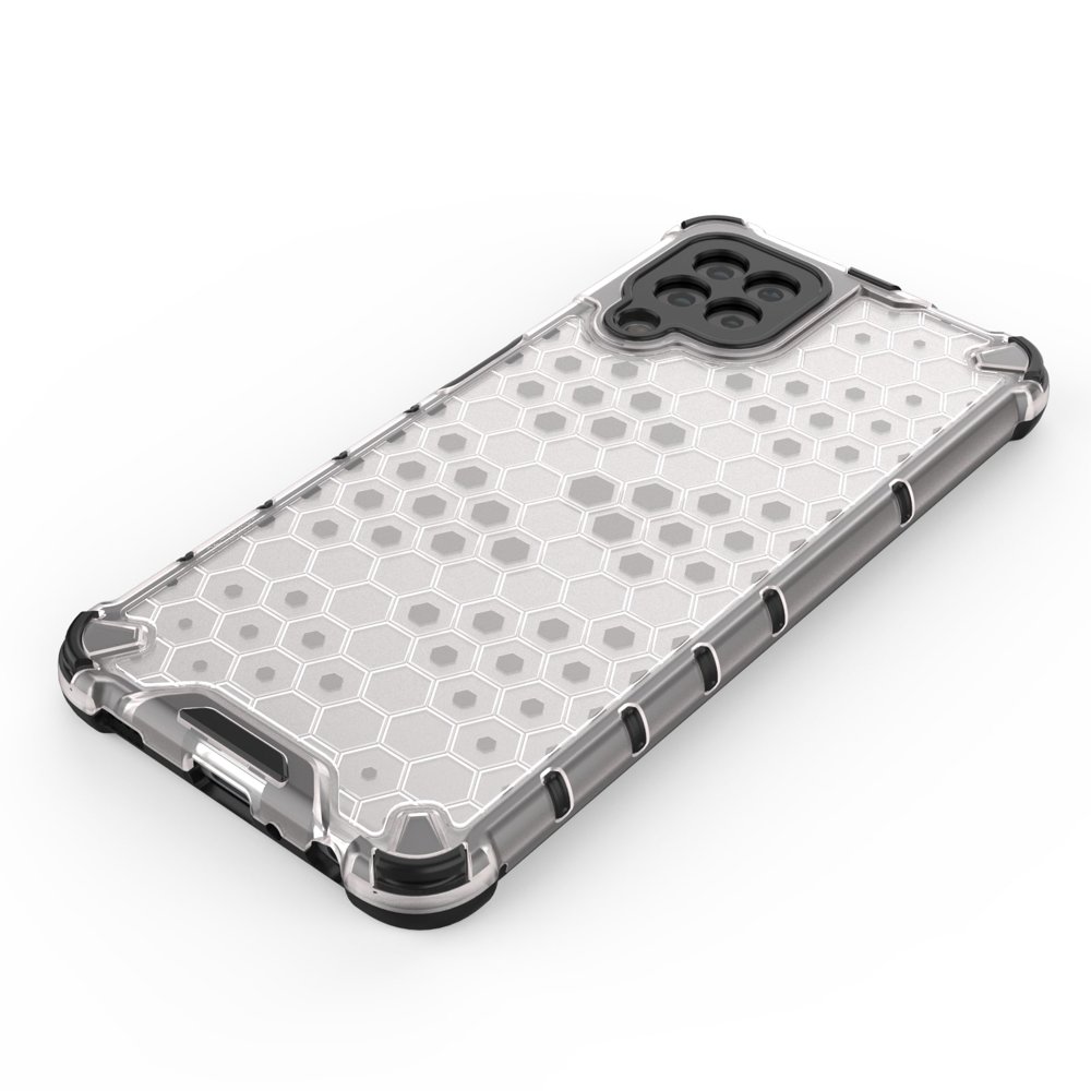 Honeycomb Case pansarskydd med TPU Bumper för Samsung Galaxy A22 4G blå