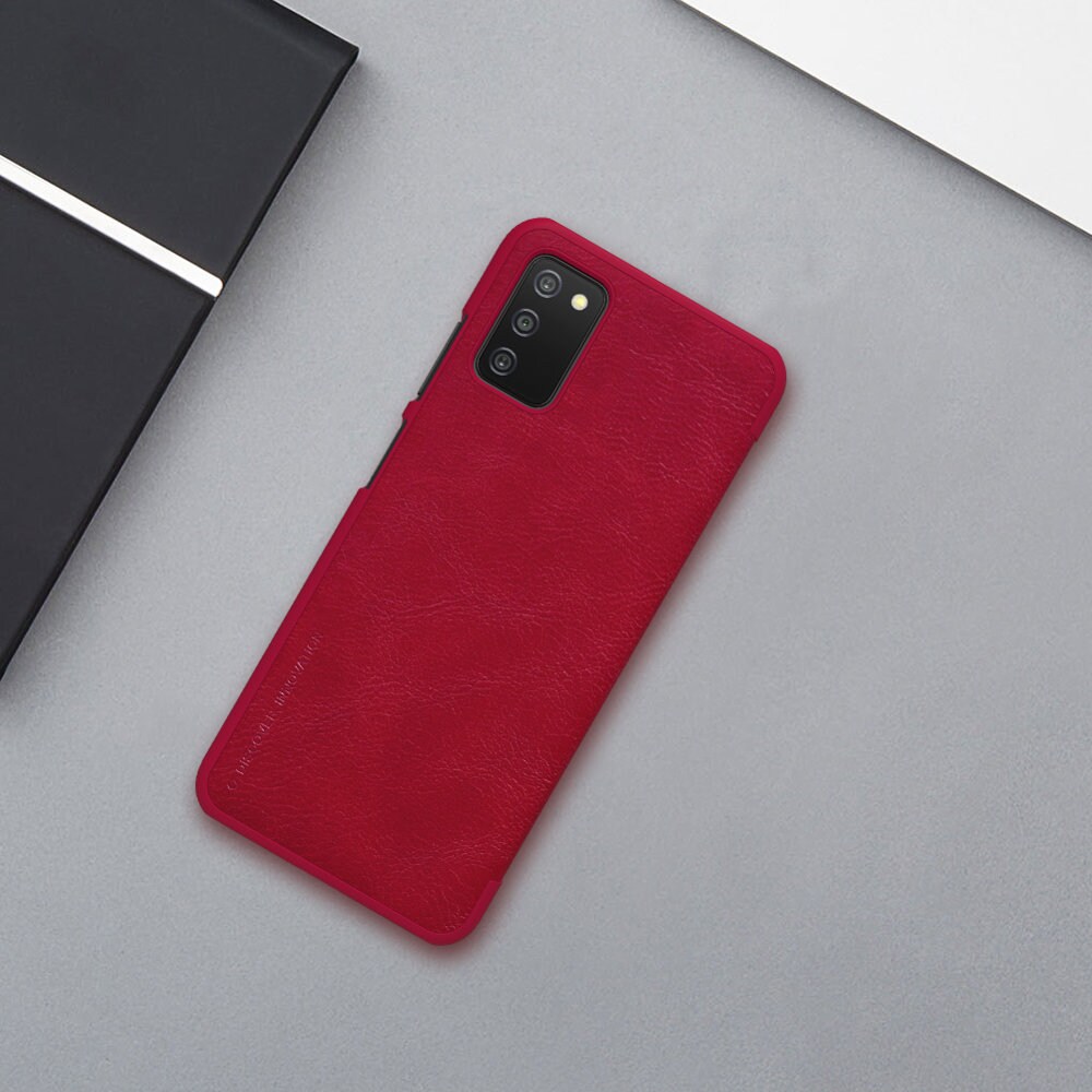 Nillkin Qin læderhylster til Samsung Galaxy A03s rød