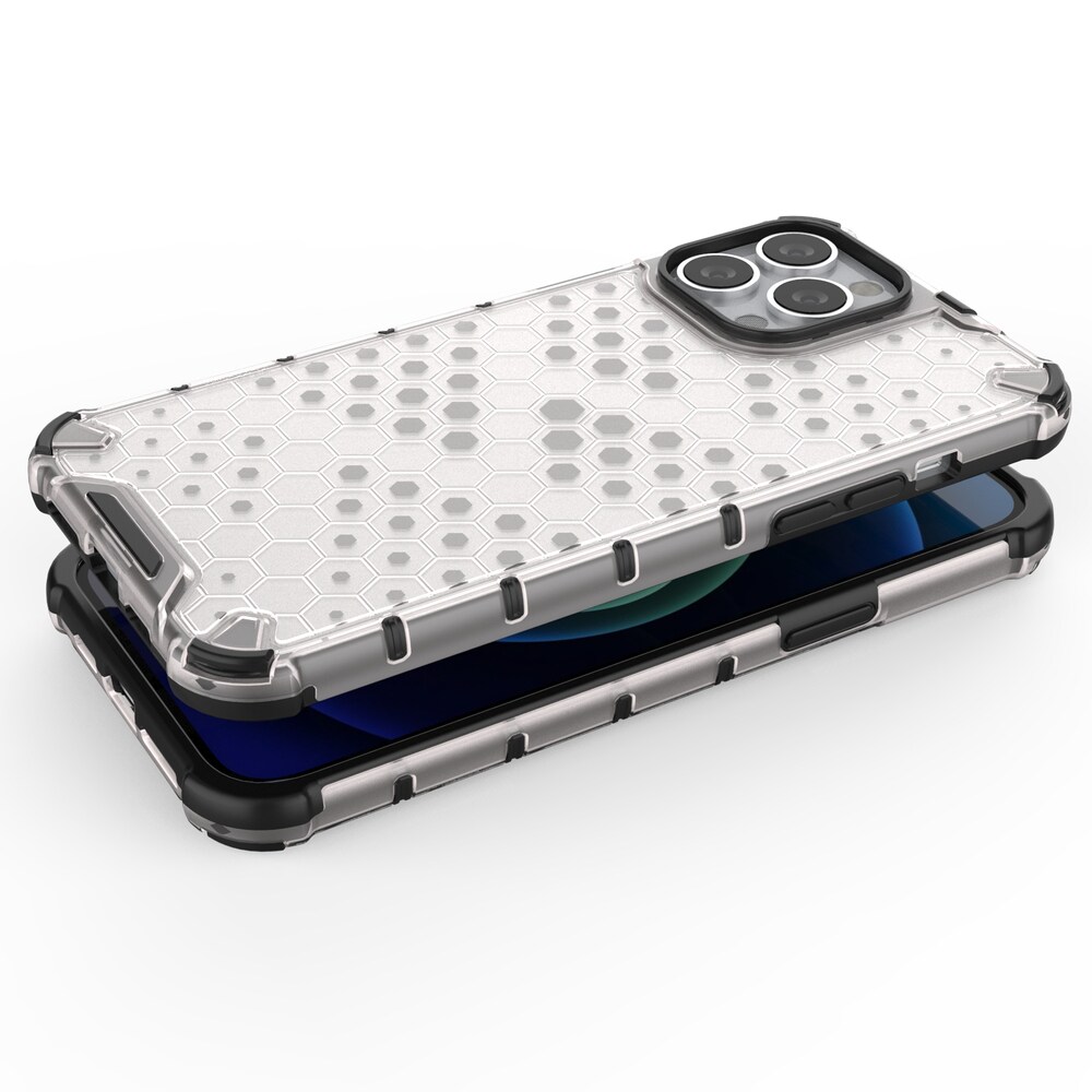 Honeycomb Case pansarskydd med TPU-stötfångare för iPhone 13 Pro Max blå