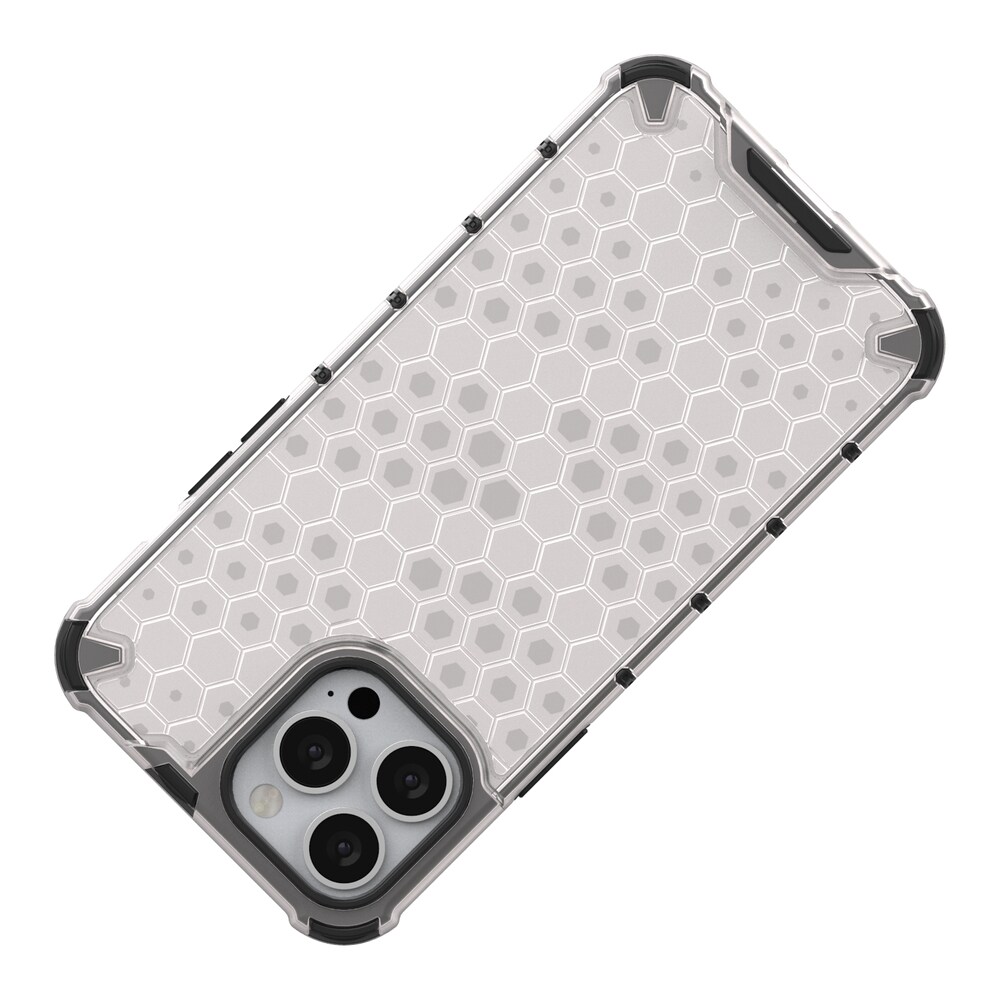 Honeycomb Case pansarskydd med TPU-stötfångare för iPhone 13 Pro Max grön