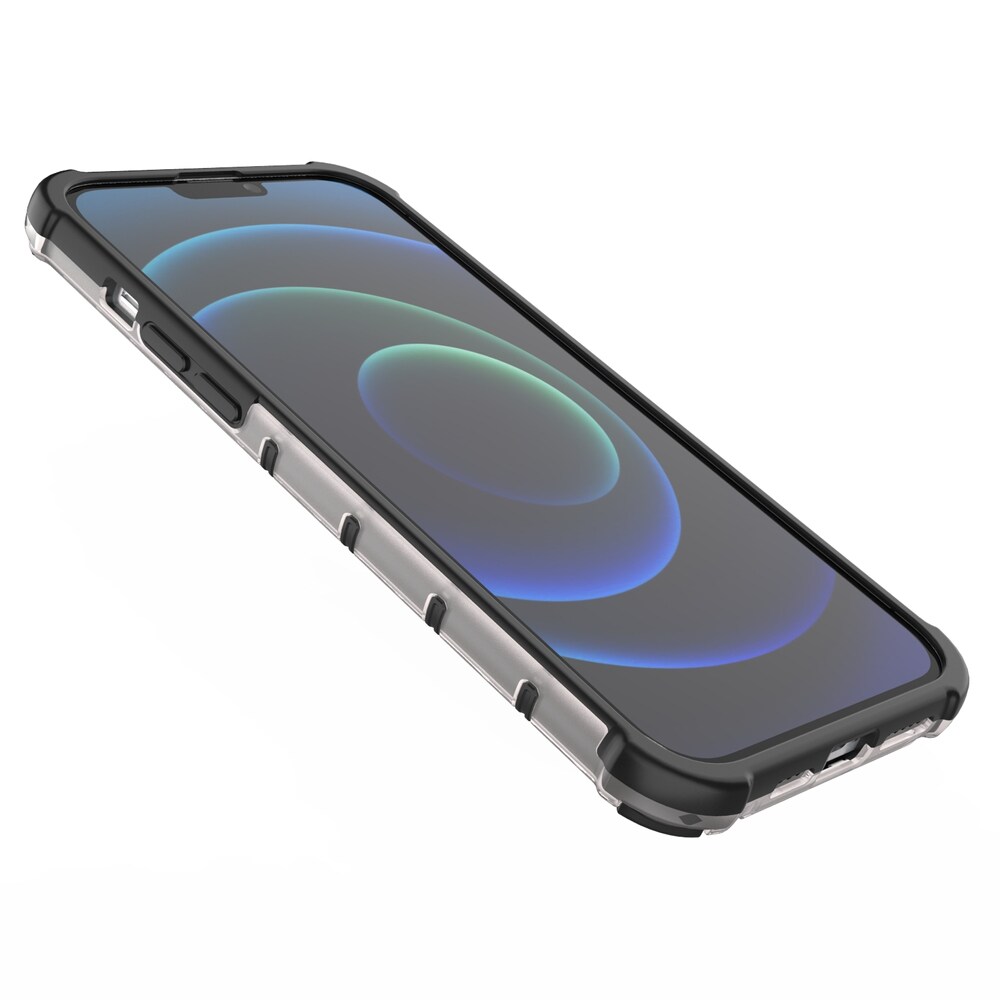 Honeycomb Case pansarskydd med TPU-stötfångare för iPhone 13 Pro Max röd
