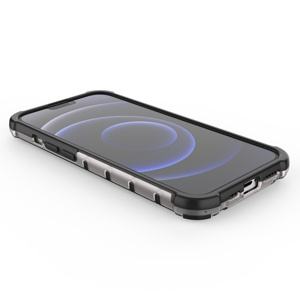 Honeycomb Case pansarskydd med TPU-stötfångare för iPhone 13 Pro röd
