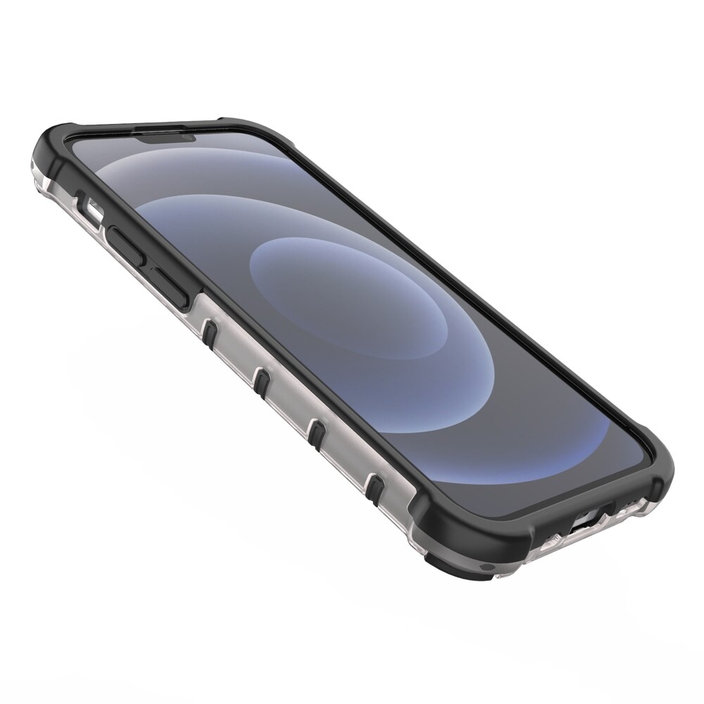 Honeycomb Case pansarskydd med TPU-stötfångare för iPhone 13 mini svart