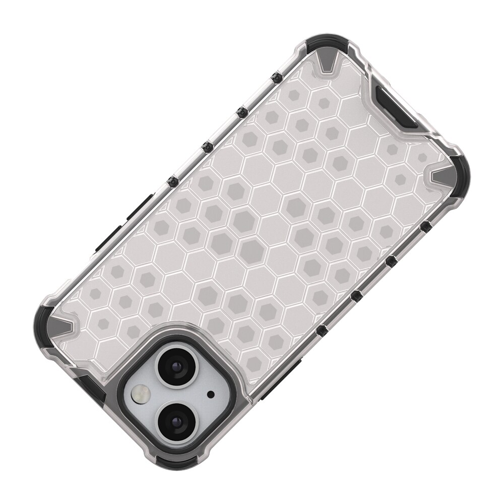 Honeycomb Case pansarskydd med TPU-stötfångare för iPhone 13 mini grön