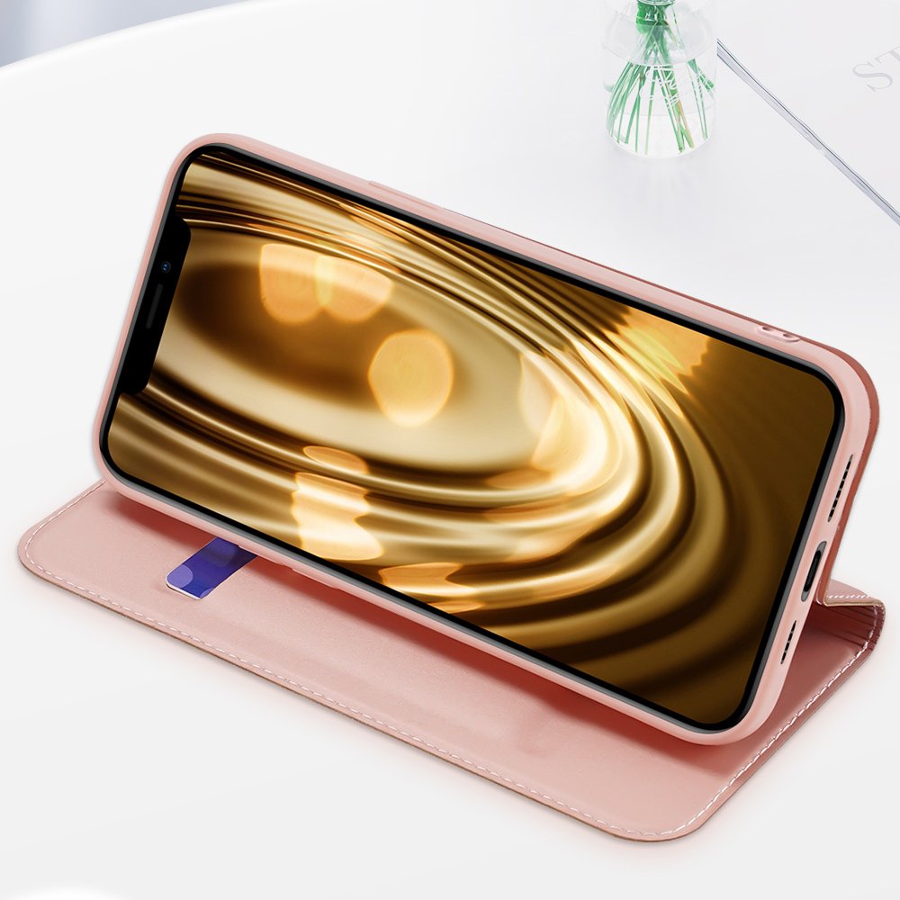 Dux Ducis Skin Pro Bookcase typ fodral för iPhone 13 Pro guld