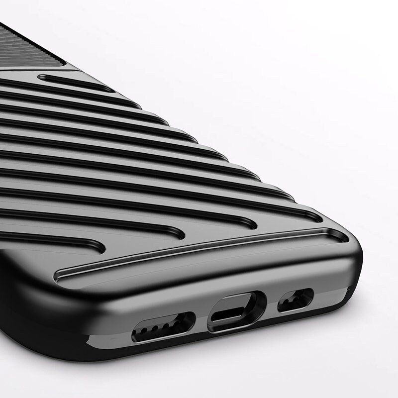 Thunder Case Flexibelt, tufft och robust TPU-fodral för iPhone 13 Pro grön