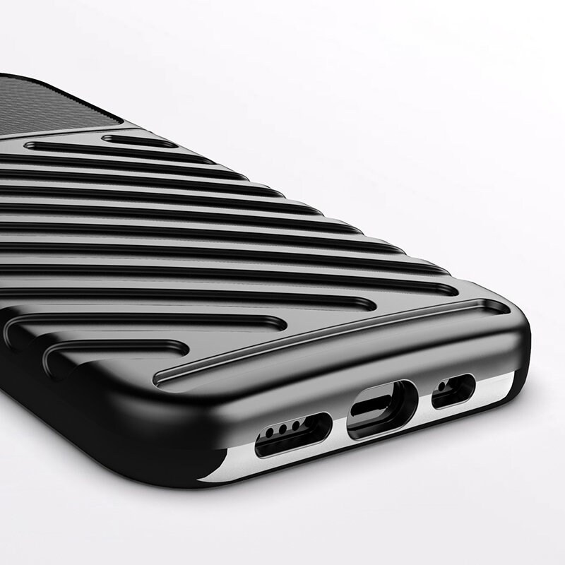 Thunder Case Flexibelt Tough Rugged Cover TPU-fodral för iPhone 13 mini blå