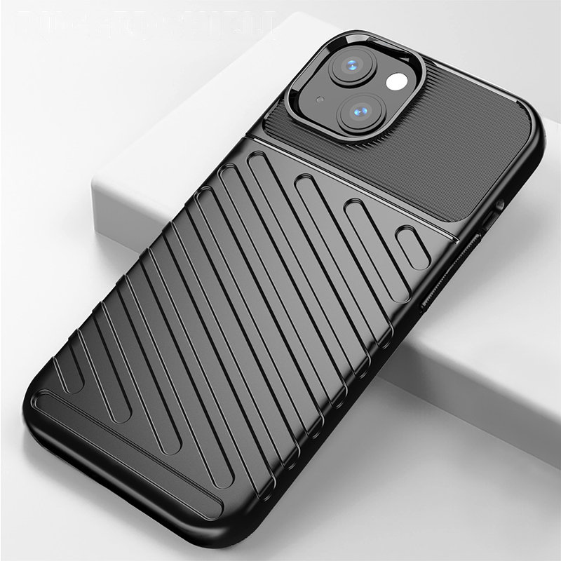 Thunder Case Flexibelt Tough Rugged Cover TPU-fodral för iPhone 13 mini blå