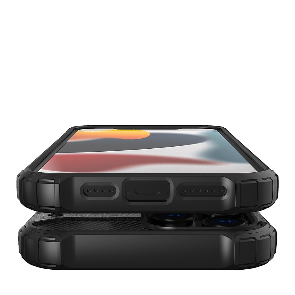 Hybrid Armor Case Tufft och robust skydd för iPhone 13 Pro Max svart