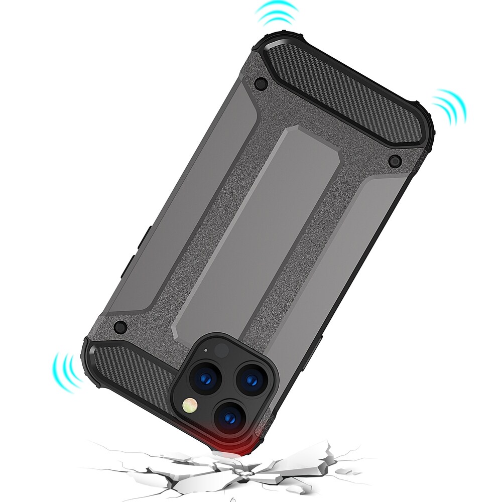 Hybrid Armor Case Tufft och robust skydd för iPhone 13 Pro Max Golden