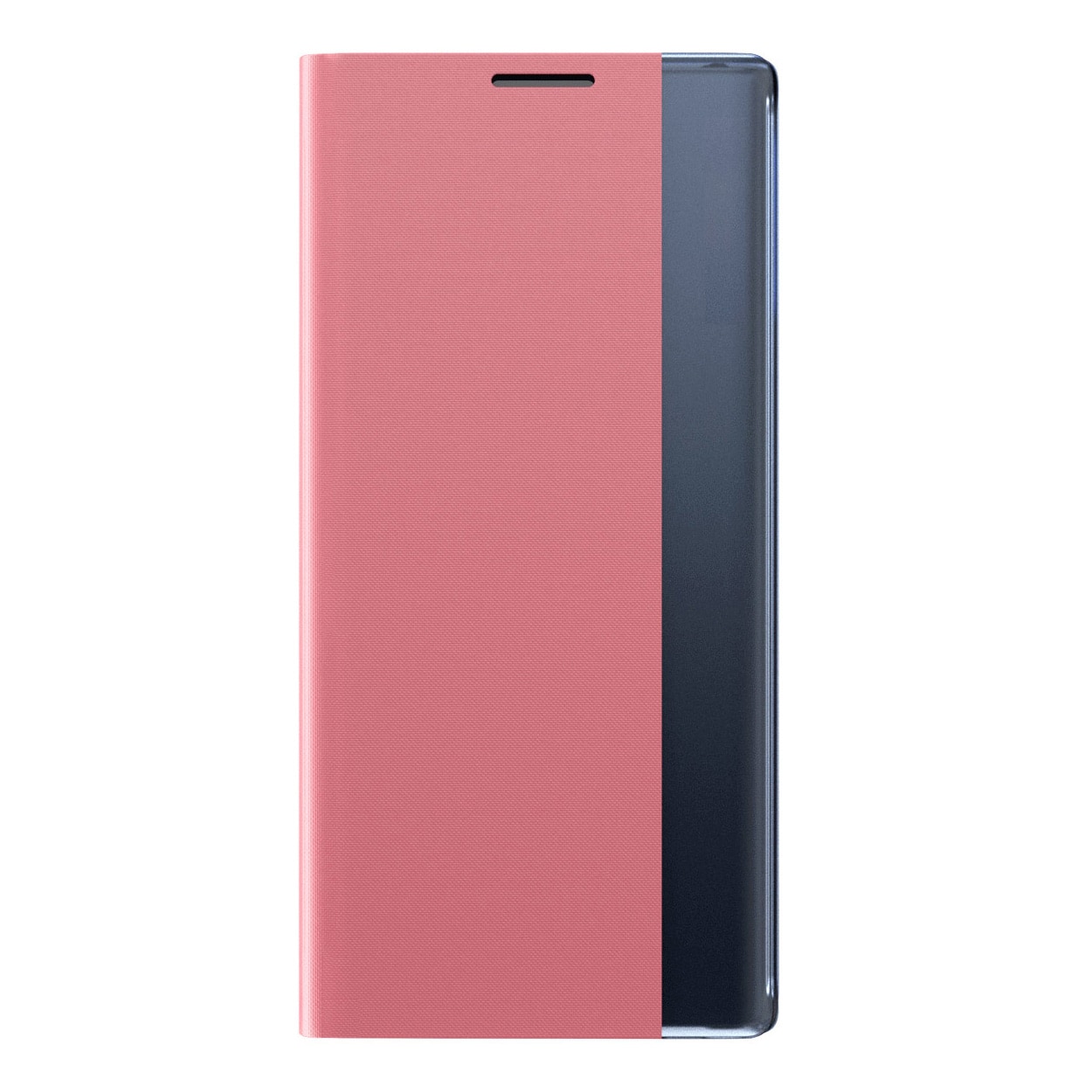 Sleep Case Bookcase Type Case med smart vindue til iPhone 13 Pro Max pink
