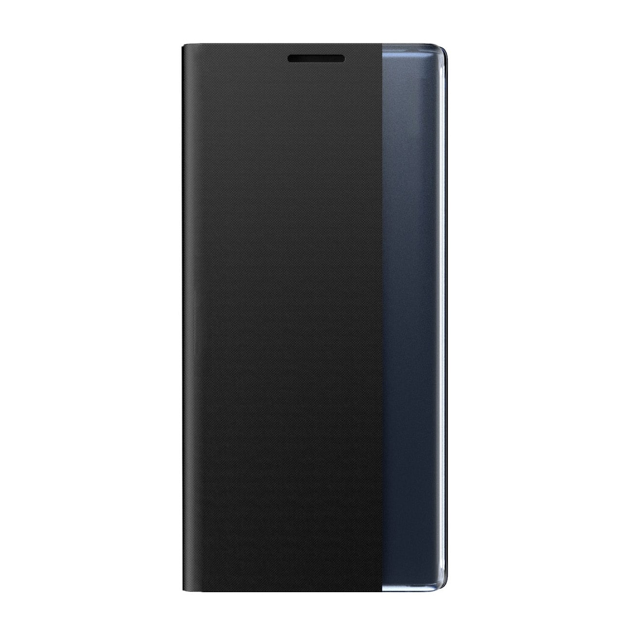 Sleep Case Bokhylletyp med smart fönster för iPhone 13 mini svart