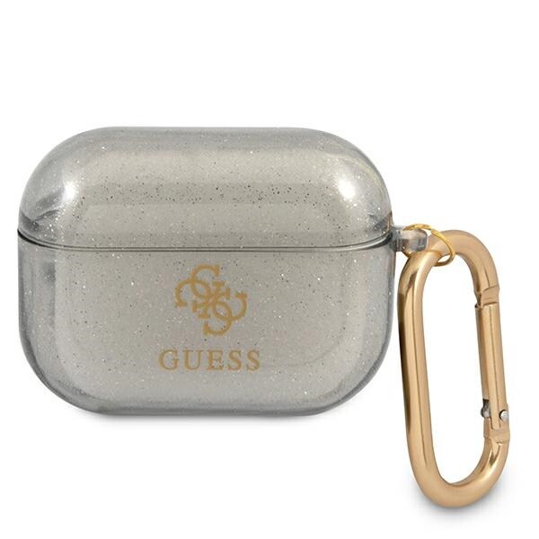 Guess GUAPUCG4GK AirPods Pro-skydd svart/svart Glitter Collection