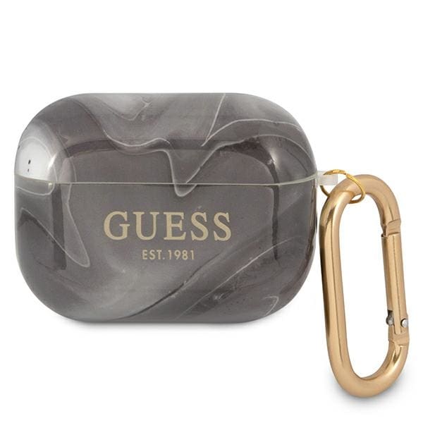 Guess GUAPUNMK AirPods Pro-skydd svart/svart Marble Collection