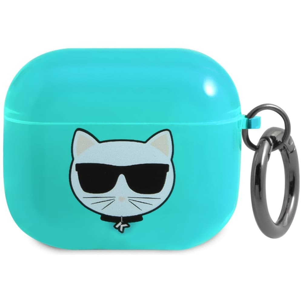 Karl Lagerfeld Choupette Fodral för AirPods 3 - Blå