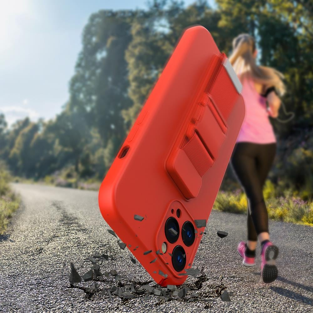 Rope case gel case med en lanyard kæde taske lanyard Samsung Galaxy A22 4G blå