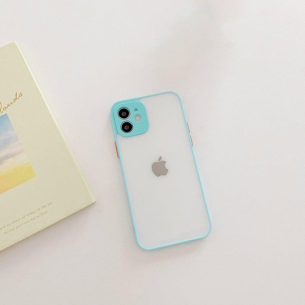 Milky Case fleksibelt gennemsigtigt etui i silikone til Samsung Galaxy S21+ 5G (S21 Plus 5G) blå