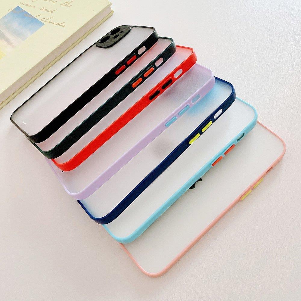 Milky Case fleksibelt gennemsigtigt etui i silikone til Samsung Galaxy S21 Ultra 5G red