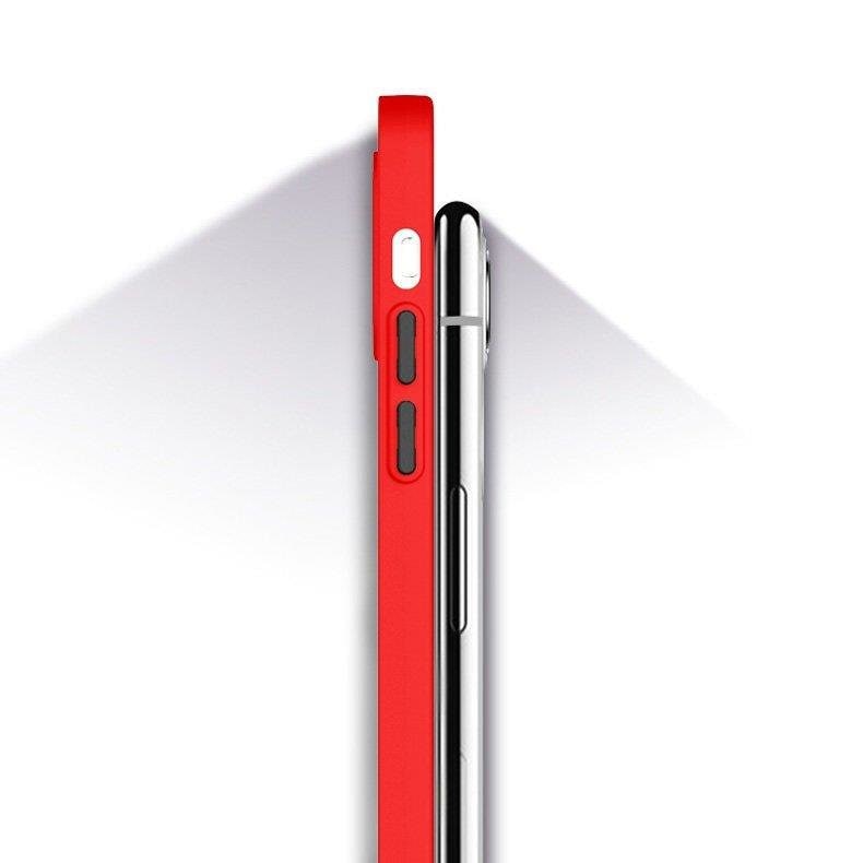 Milky Case Fleksibelt gennemsigtigt etui i silikone til Xiaomi Redmi 9T Red
