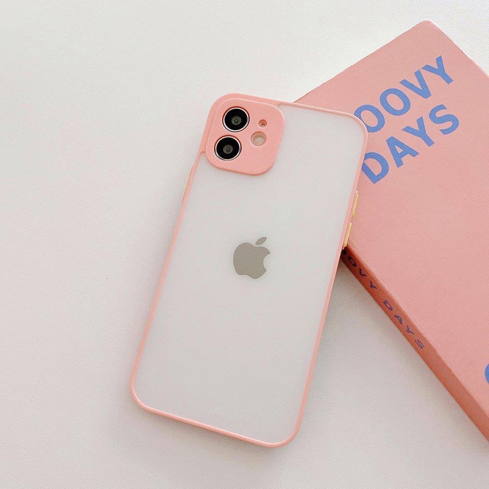 Milky Case fleksibelt gennemsigtigt etui i silikone til Samsung Galaxy A72 4G pink