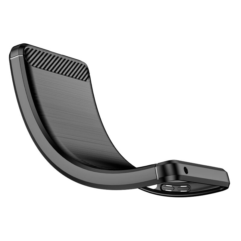 Carbon Case fleksibelt cover til Samsung A03S EU (166.5) sort