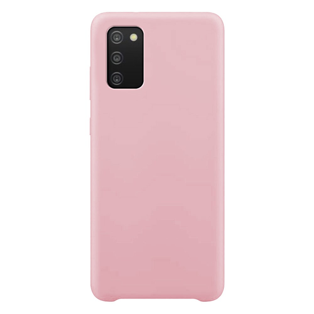 Silikoneetui Blødt, fleksibelt gummicover til Samsung Galaxy A03s pink