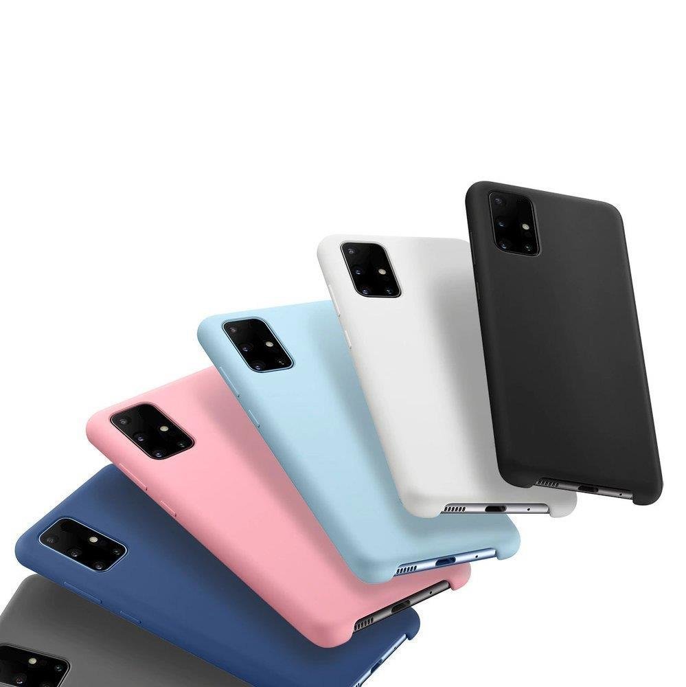 Silikoneetui Blødt, fleksibelt gummicover til Samsung Galaxy A03s pink