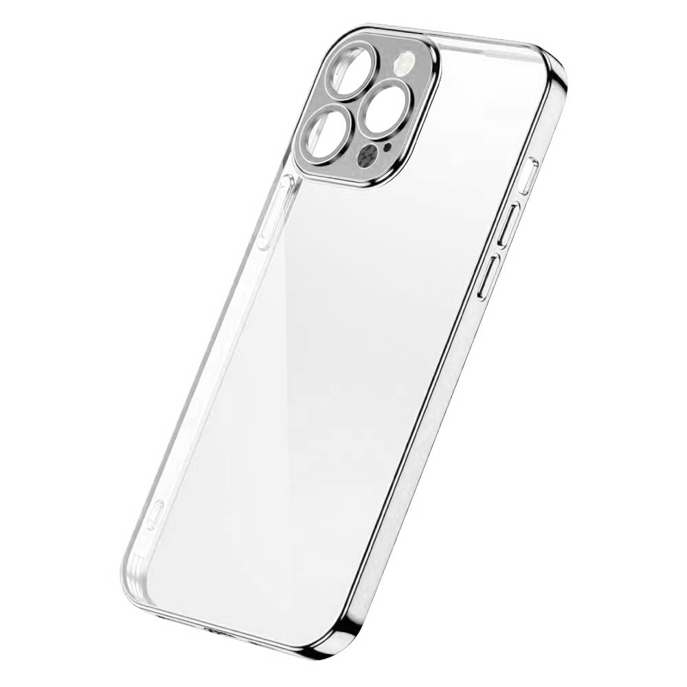 Joyroom Chery Spegelfodral Skydd för iPhone 13 Pro Metallram Silver (JR-BP908 silver)