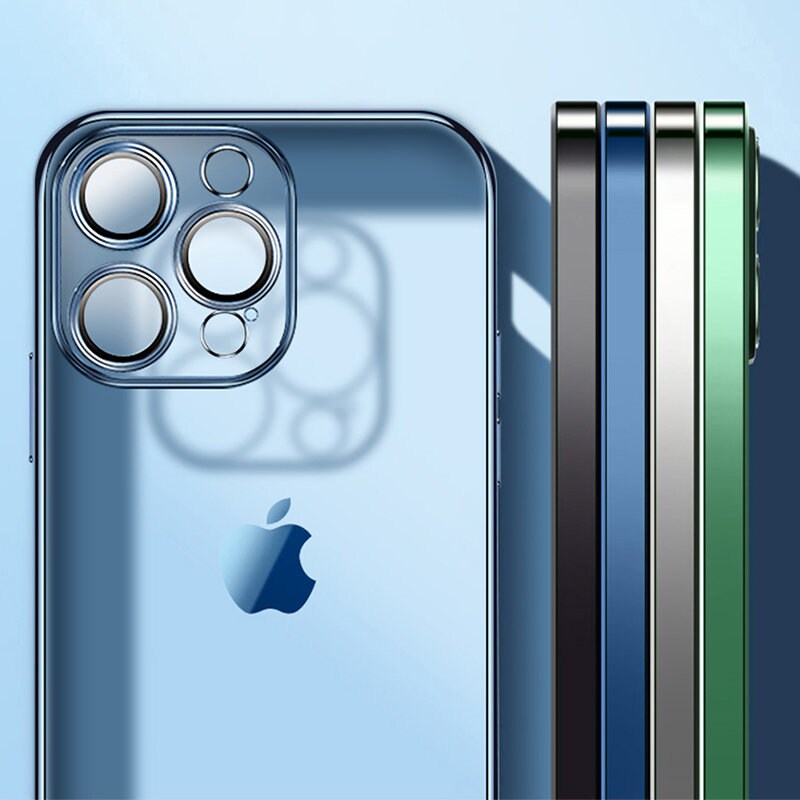 Joyroom Chery Spegelfodral Skydd för iPhone 13 Pro Metallram Silver (JR-BP908 silver)