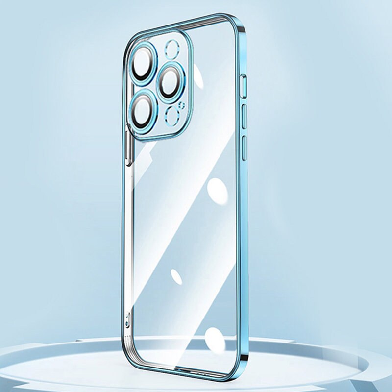 Joyroom Chery Spegelfodral Skydd för iPhone 13 Pro Metallram Silver (JR-BP908 silver)