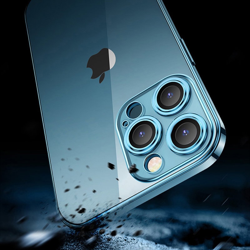 Joyroom Chery Spegelfodral Skydd för iPhone 13 Pro Metallram Silver (JR-BP908 silver)