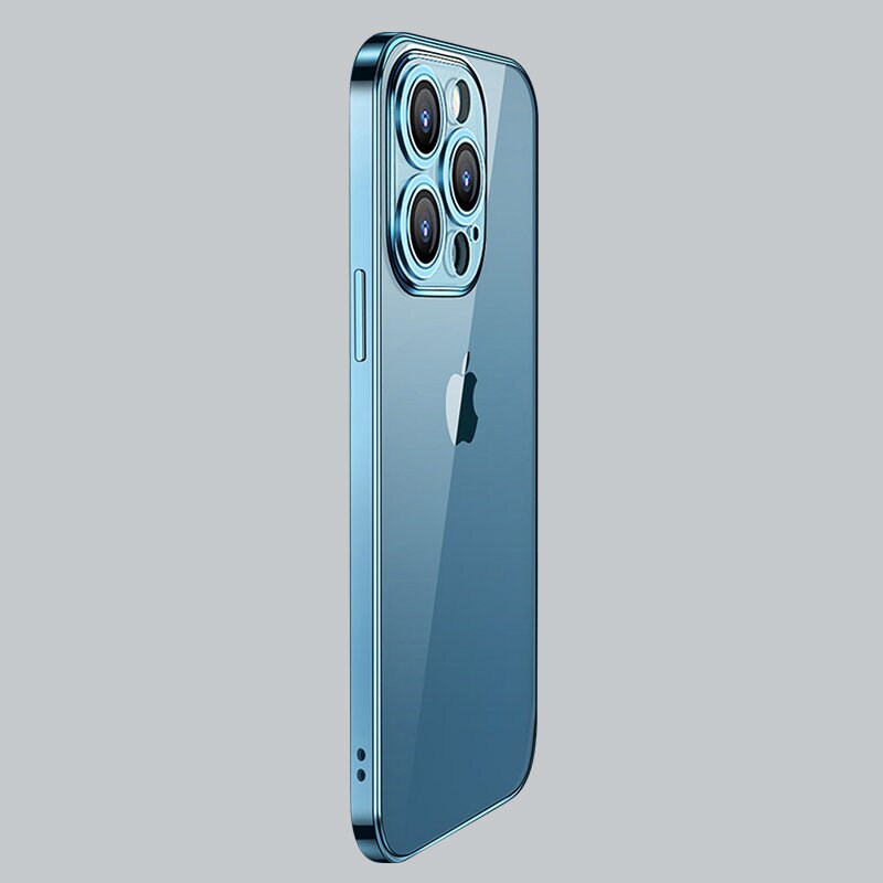 Joyroom Chery Spegelfodral Skydd för iPhone 13 Pro Metallram Silver (JR-BP908 silver)