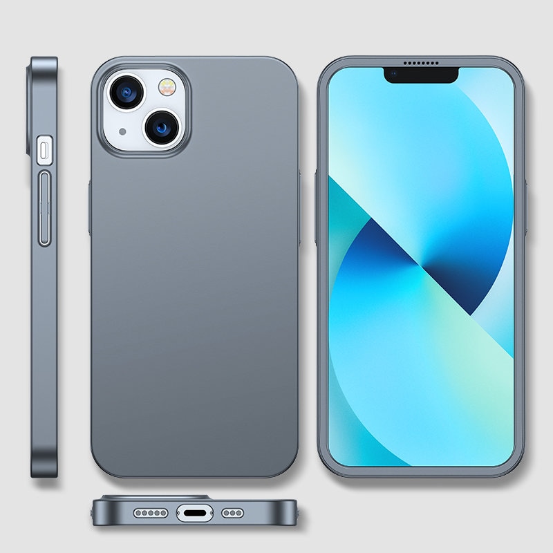 Joyroom 360 Full Case för iPhone 13 + härdat glas skärmskydd grå (JR-BP927 tranish)