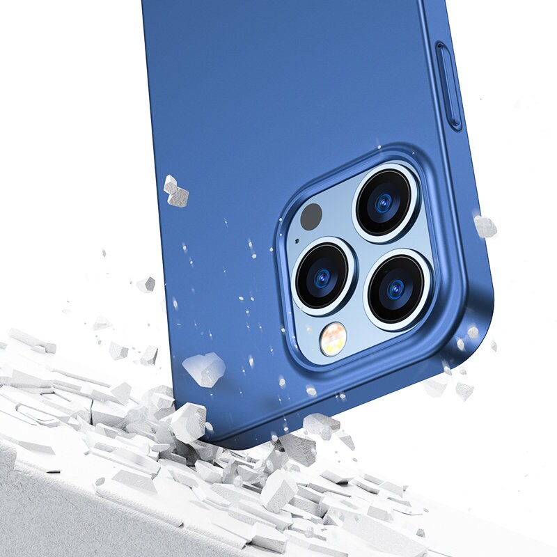 Joyroom 360 Full Case för iPhone 13 Pro Max + härdat glas skärmskydd blå (JR-BP928 blå)