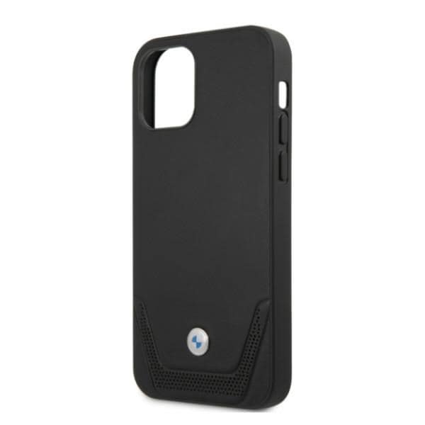 BMW Perforerat läderfodral för iPhone 12 Pro Max - Svart