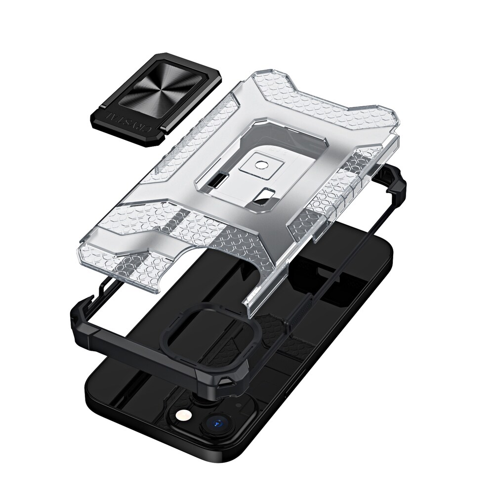 Kristallringfodral Kickstand Tufft robust skydd för iPhone 12 mini svart
