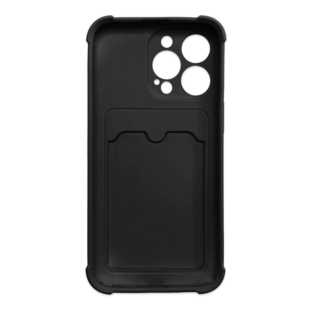 Card Armor Pouch Cover for Xiaomi Redmi 10X 4G / Note 9 Wallet Silicone Air Bag Black