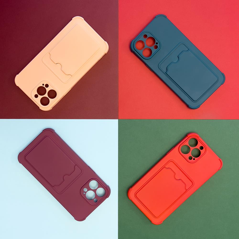 Kort Fodral Pouch För Samsung Galaxy A22 4G Plånbok Silikon Armor Omslag Marinblå
