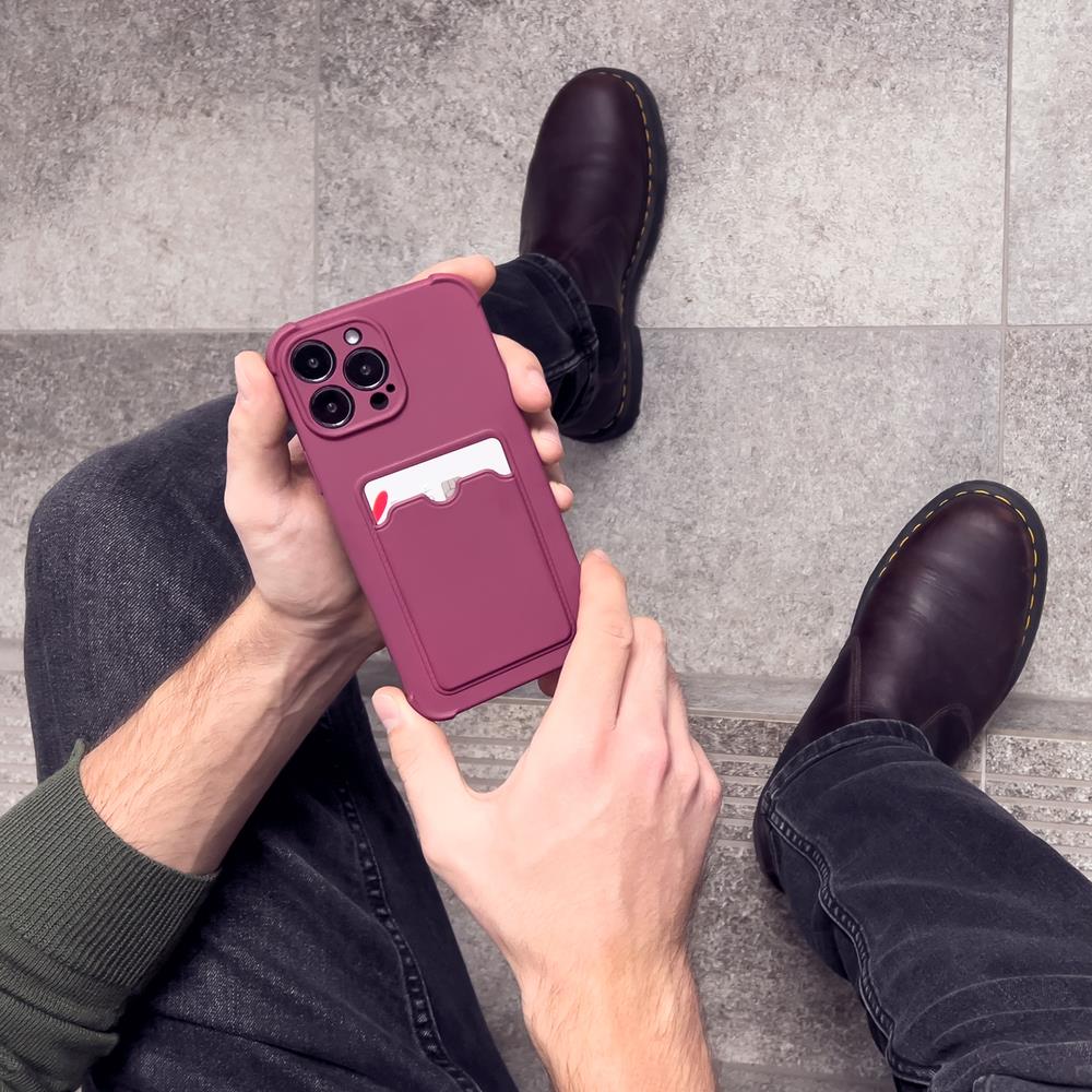 Kort Fodral Pouch För Samsung Galaxy A22 4G Plånbok Silikon Armor Omslag Marinblå