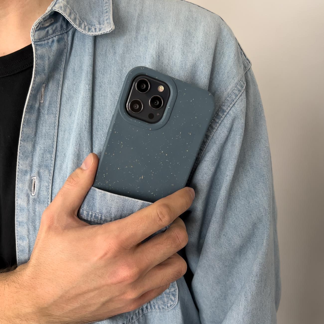 Eco Case Fodral för iPhone 11 Pro Max Silikonskydd Telefonskydd Grön
