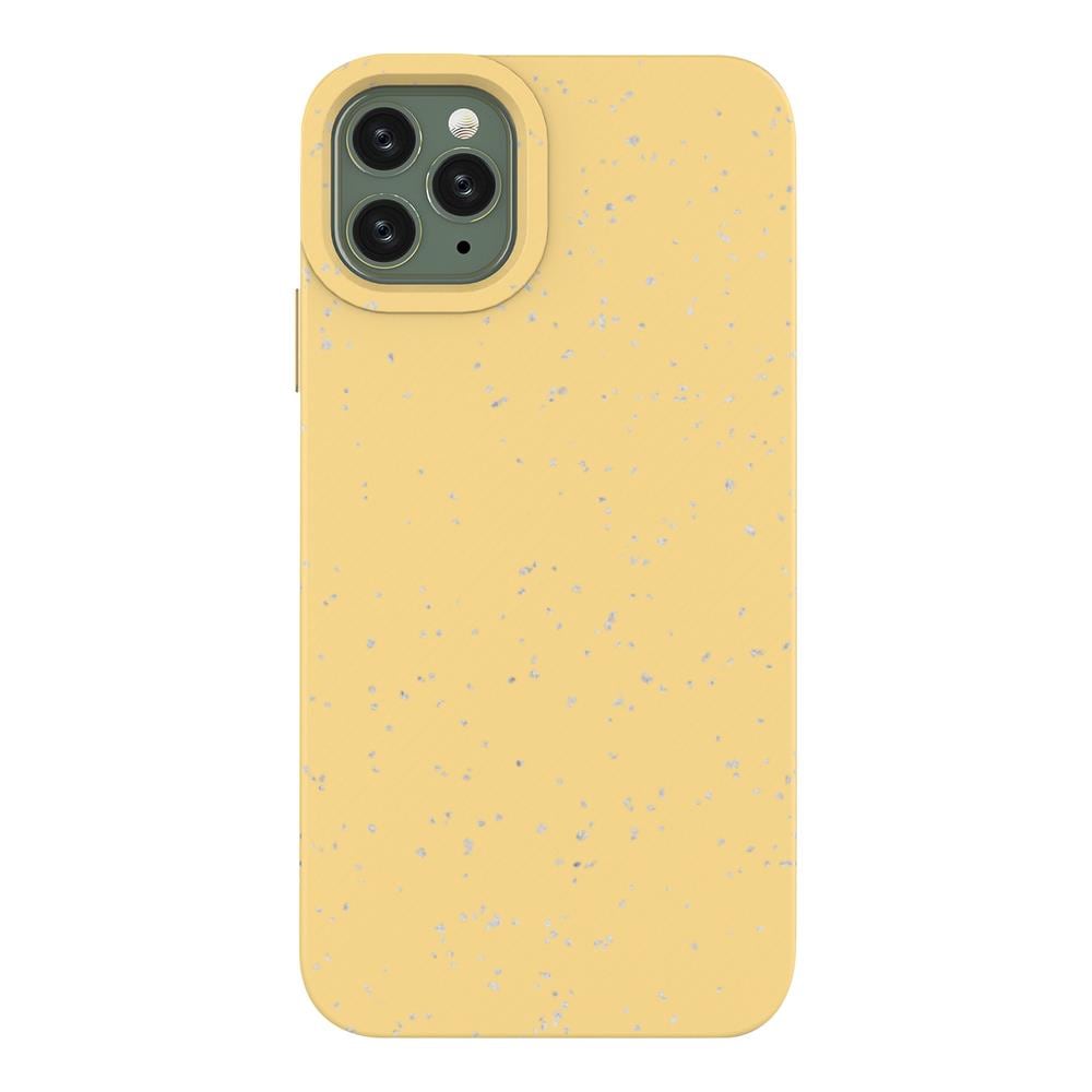 Eco Case Fodral för iPhone 11 Pro Max Silikonskydd Telefonskydd Gul